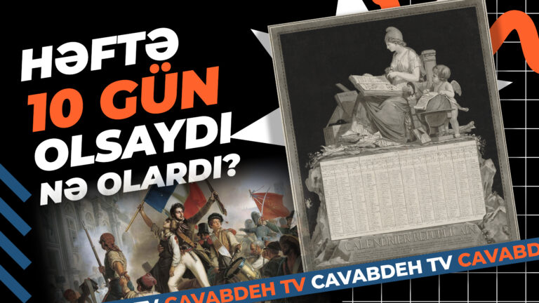 Həftə 10 gün olsaydı nə olardı? – Fransız İnqilab Təqvimi.